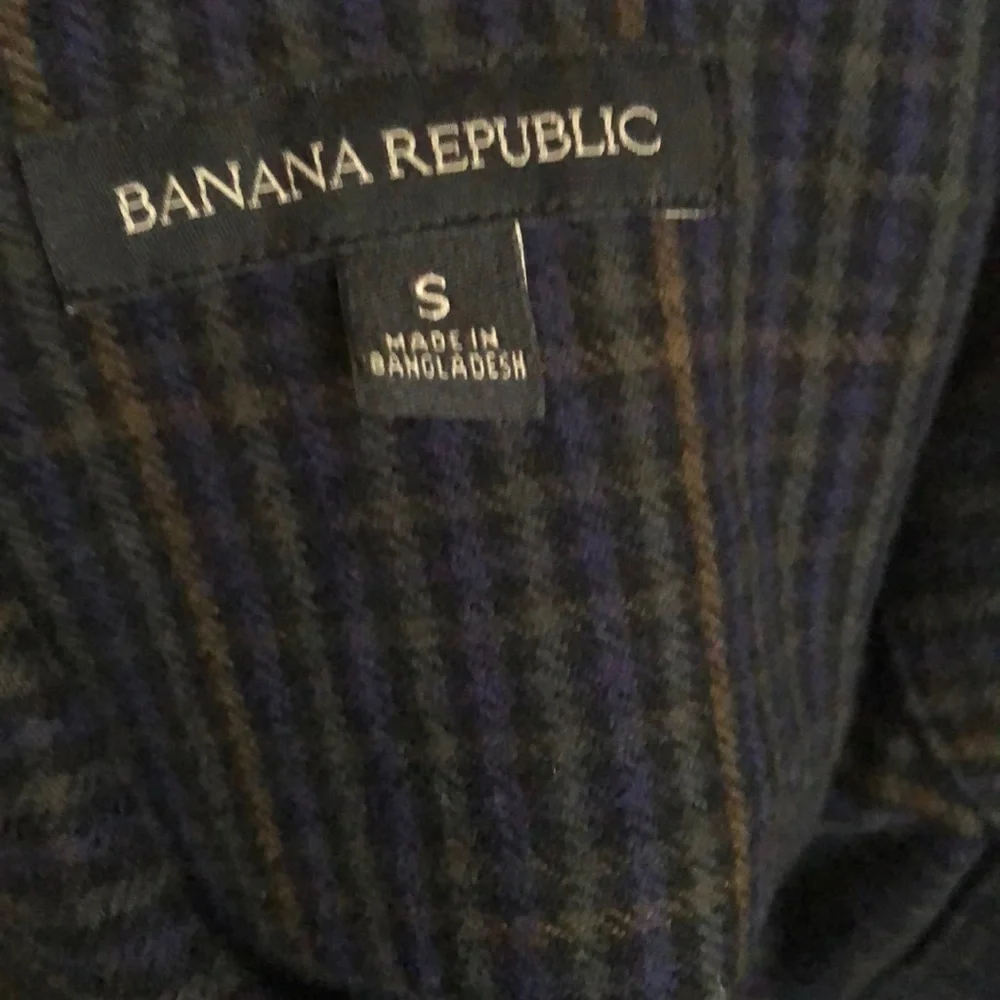 BANANA REPUBLIC HEAVY FLANNEL SHIRT JACKET
